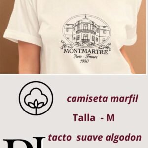 camiseta algodón talla M